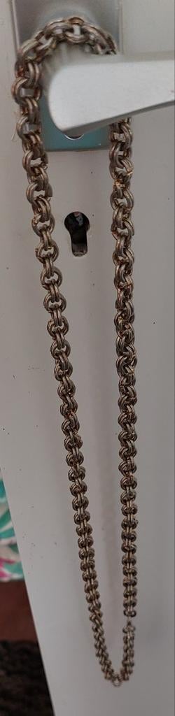 Schakel ketting double, Ophalen of Verzenden, Goud, Overige materialen