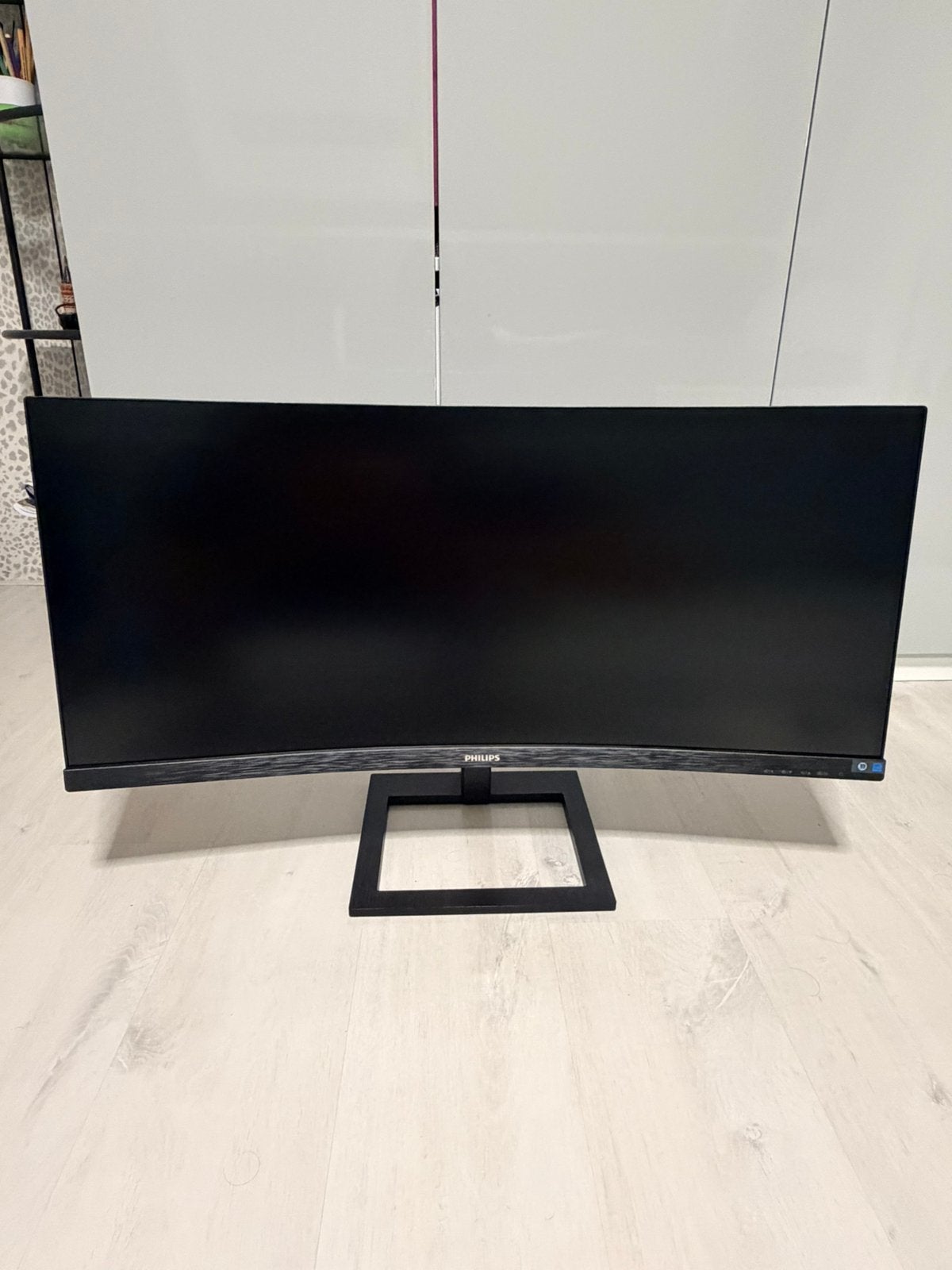 Philips 346E2CUAE 34inch Curved Ultrawide Monitor ZGAN, Computers en Software, Monitoren, HDMI, 3 tot 5 ms, VA, Zo goed als nieuw