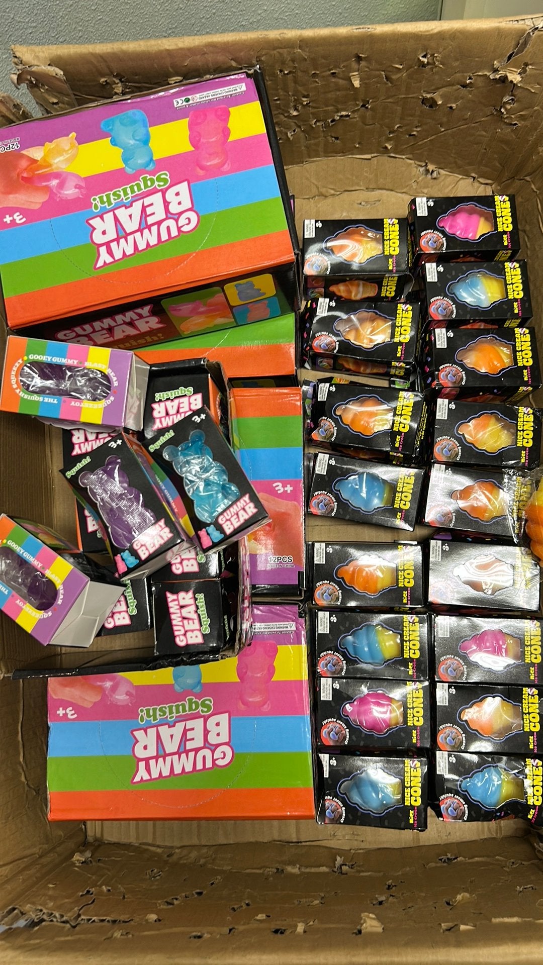 Partij mix squishys beertjes - softijs, -, -, Nieuw, Ophalen of Verzenden