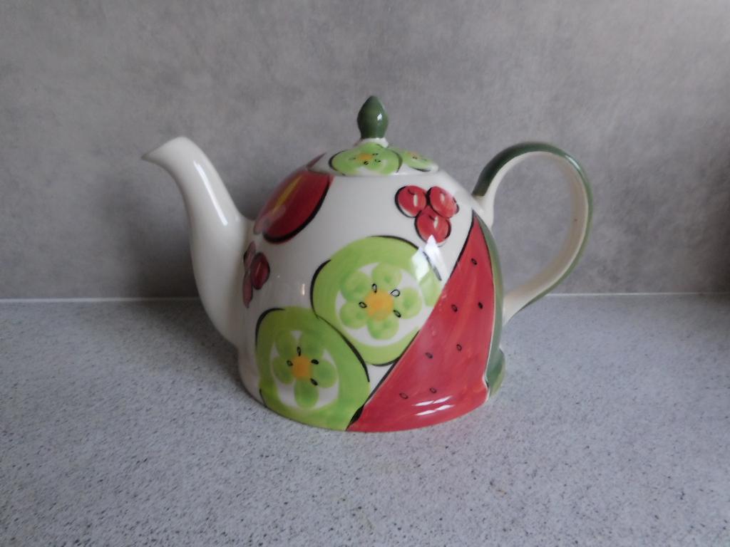 Theepot 1 Ltr. Fruit Melitta, Overige typen, Ophalen of Verzenden, Zo goed als nieuw, Overige stijlen