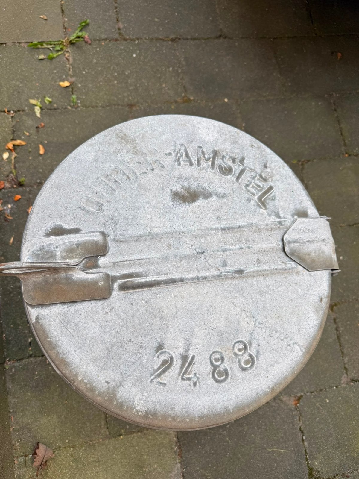 Zinke ouder-amstel vuilnisemmer - Authentiek Design, Ophalen