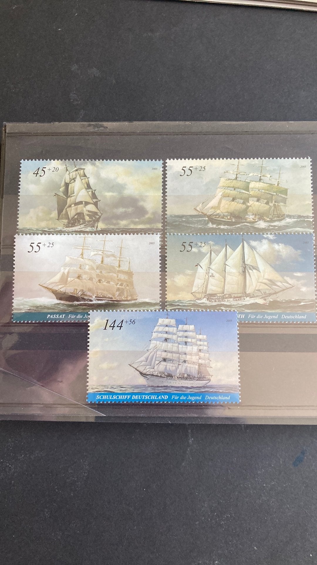Duitsland 2464/68 zeilschepen fris/1316, Ophalen of Verzenden, 1990 tot heden