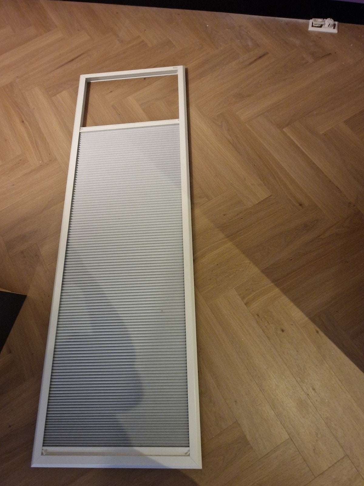 Keje Plisségordijn in frame  2 stuks  177 x 58, Ophalen, Overige merken, Wit, 177 cm