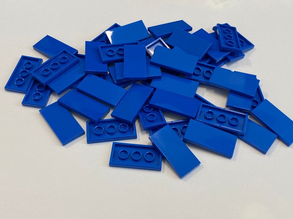 Partij 50x nieuwe 2x4 Lego tegels in diverse kleuren, Overige thema's, Lego, Nieuw, Ophalen of Verzenden