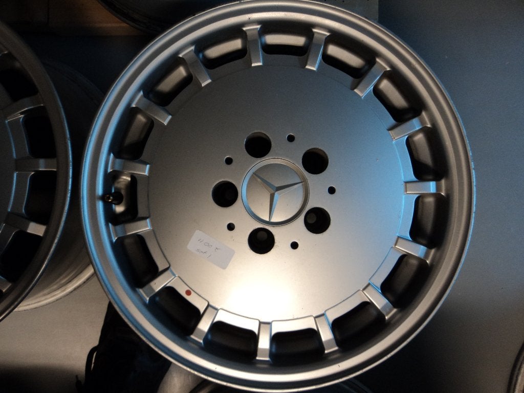 16 inch mercedes gullydeckel velgen r129 (sl )  w201 ( evo ), Ophalen, Velg(en), 17 inch, 205 mm
