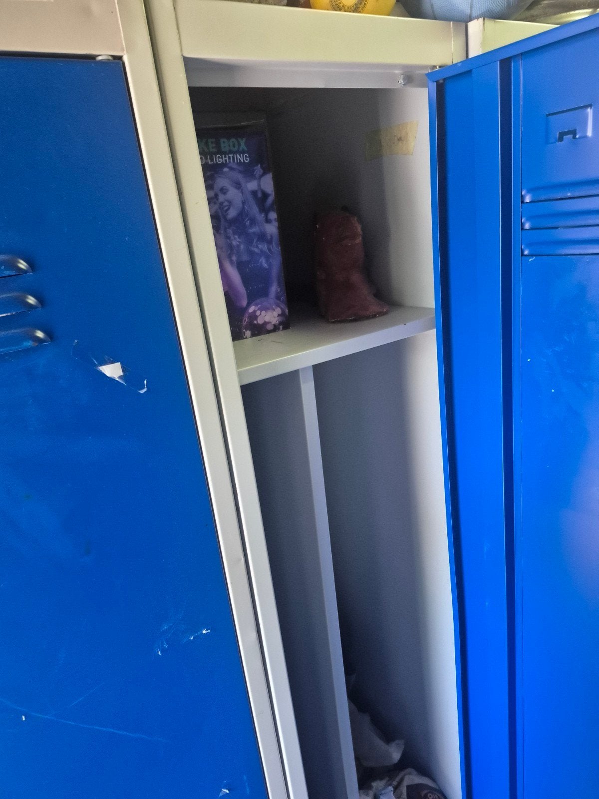 3x Blauwe Lockers - Ideaal voor opslag of kantoor, Ophalen, Gebruikt, Industrieel, Functioneel
