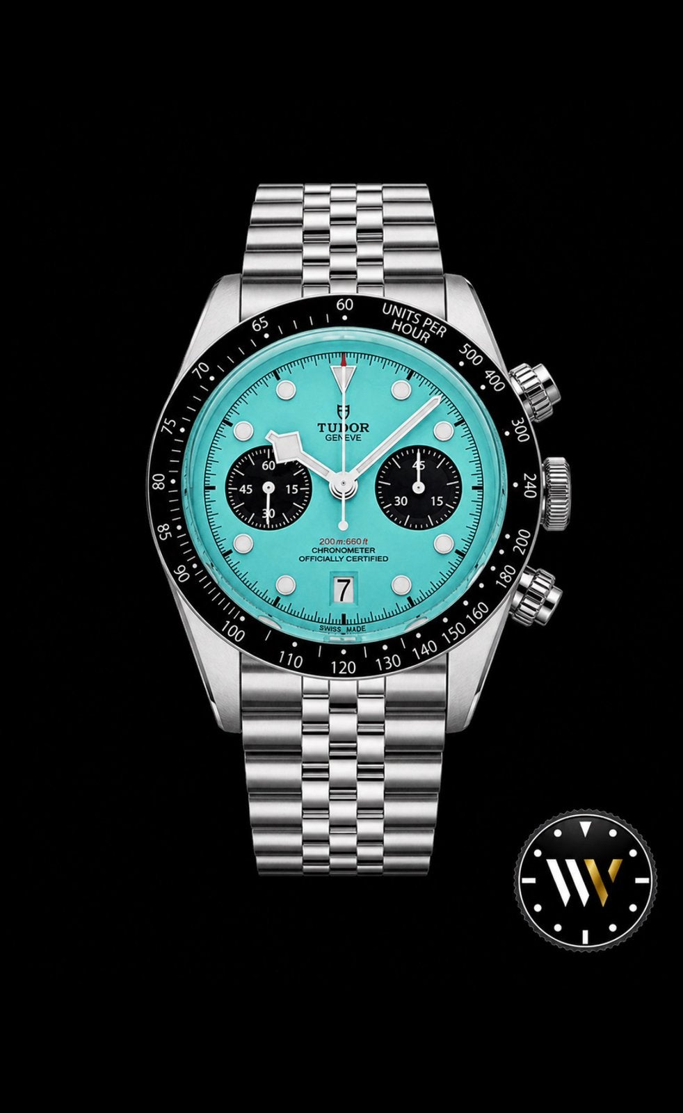Tudor Black Bay Chrono “Flamingo Blue”  M7936N-0024 Nieuw, Staal, Staal, Polshorloge, Nieuw