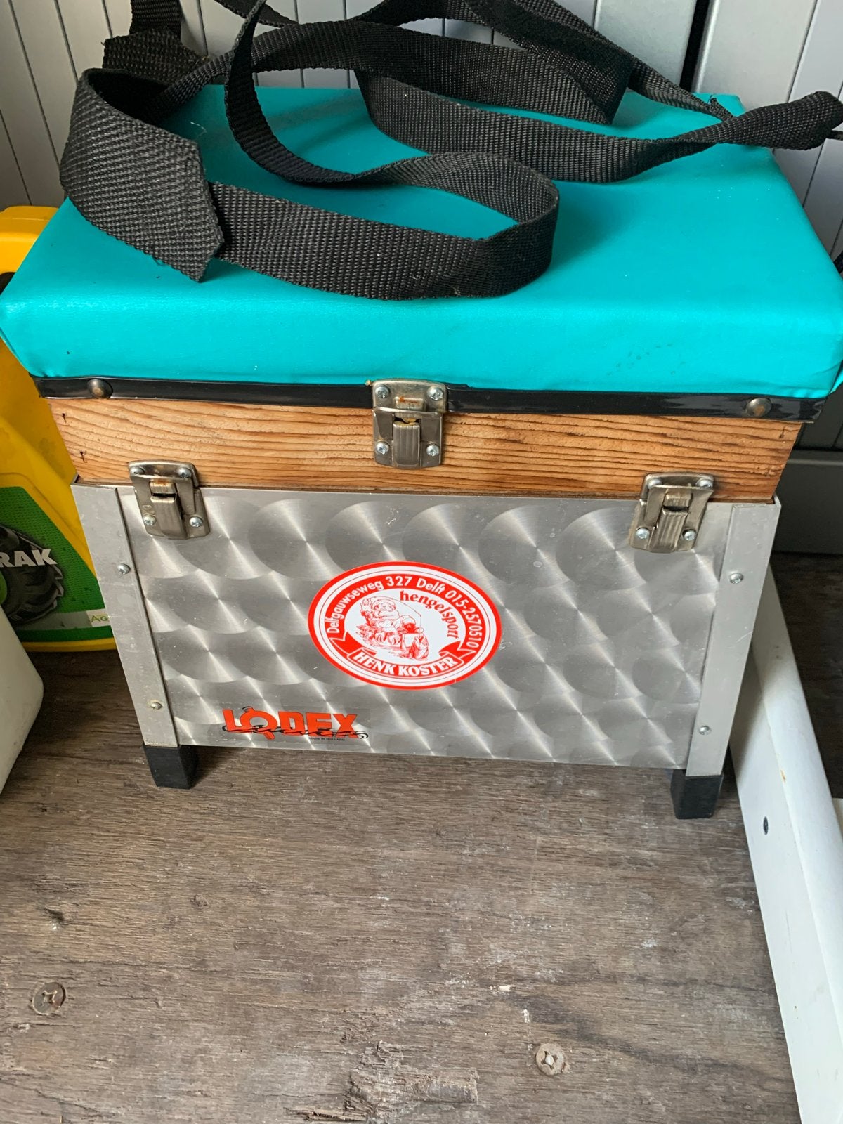 Visserszitkist met inhoud - Ideaal voor de visser, Ophalen of Verzenden, Gebruikt, Koffer of Tas