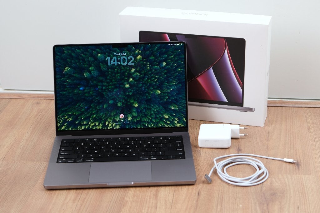Apple Macbook Pro M2 Pro (2023, 14-inch) 16 RAM 512 SSD 97%, Qwerty, Overige groottes, 512 GB, Zo goed als nieuw