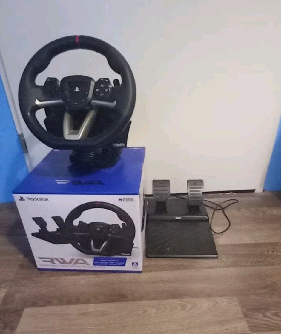 RWA Hori Sim racing wheel  voor PS4 PS5 incl doos., Ophalen of Verzenden, Zo goed als nieuw, Stuur of Pedalen, PlayStation 4