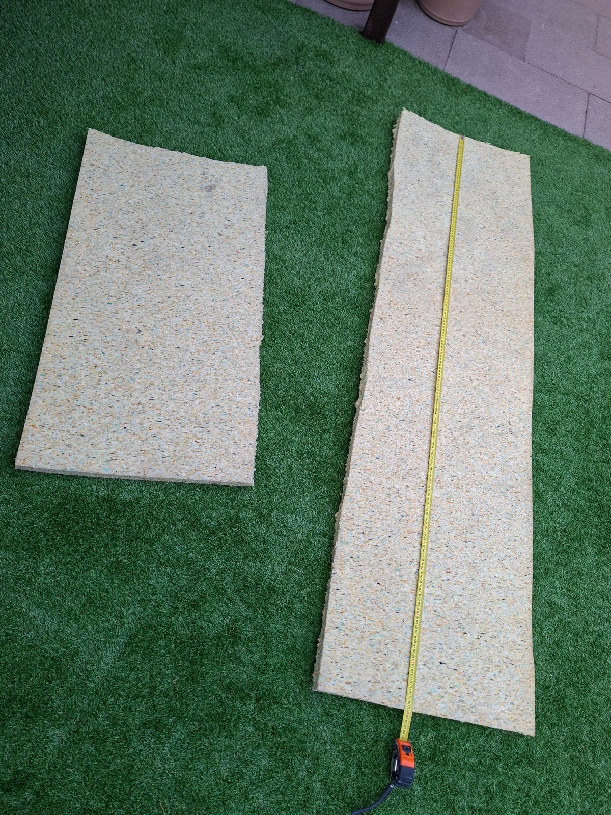 Geluidsisolatieplaten - 2 stuks, Huis en Inrichting, Stoffering | Tapijten en Kleden, Ophalen, Gebruikt, Beige, 50 tot 100 cm