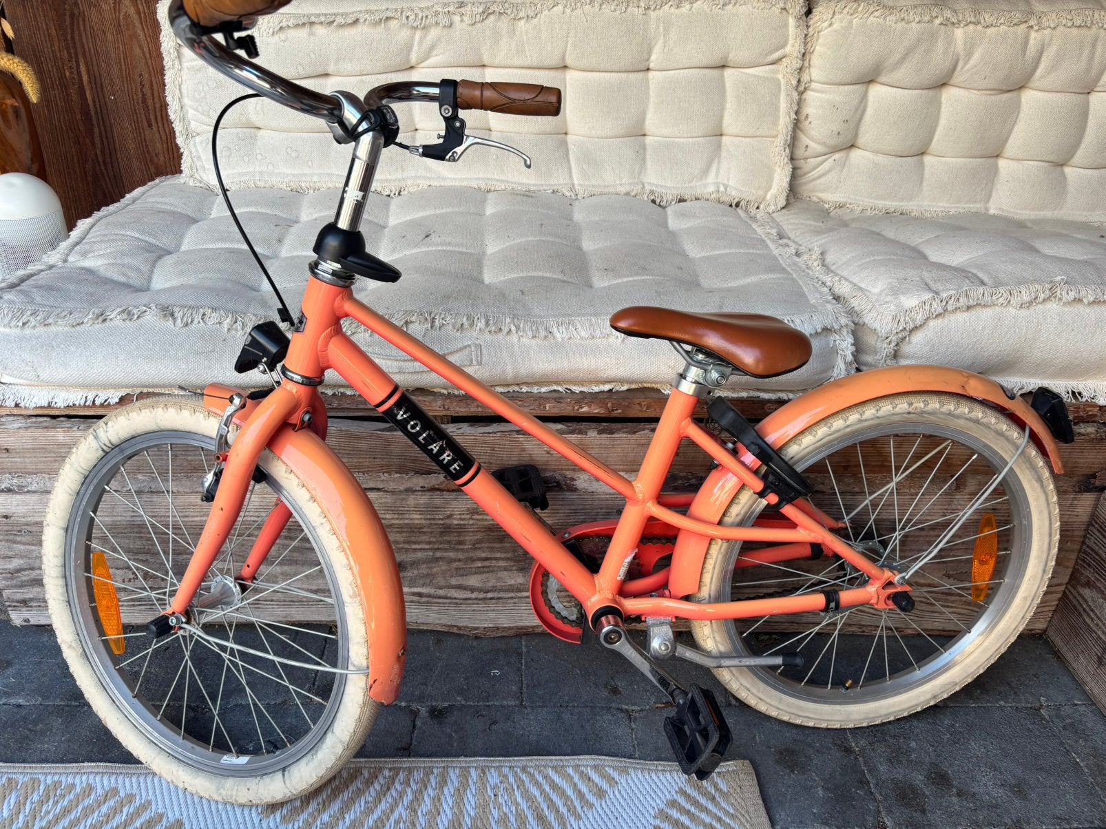 Volare melody meisjesfiets 20 inch, Fietsen en Brommers, Ophalen, Gebruikt, 20 inch, Handrem