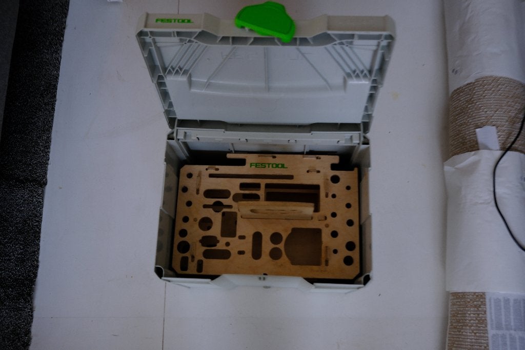 Festool SYS3 HWZ M 337 Systainer³ met Houten Inzetstuk, Ophalen of Verzenden, Zo goed als nieuw, Overige typen, Festool