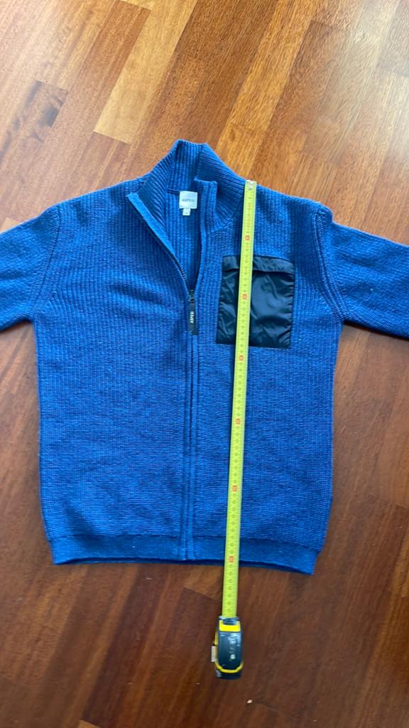 Aspesi dedigner vest maat  14  proma heren maat  S, Kleding | Heren, Ophalen of Verzenden, Zo goed als nieuw, Overige maten, Blauw