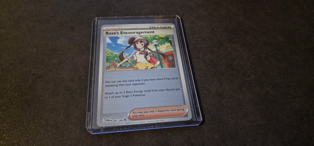 Pokémon TCG Rosa's Encouragement Reverse Holo POR 084, Ophalen of Verzenden, Zo goed als nieuw
