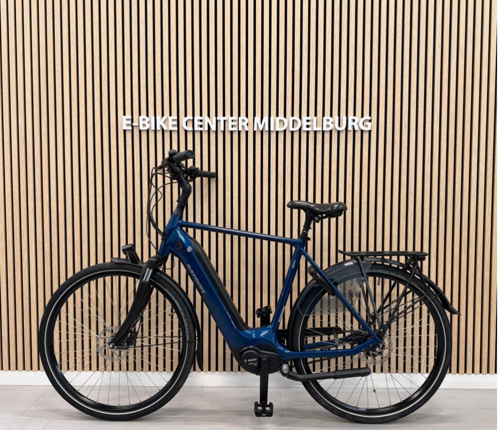 Batavus Finez Bosch Active Line Plus 57CM 500Wh Belt, Niet ingevuld, Ophalen of Verzenden, Zo goed als nieuw, 50 km per accu of meer