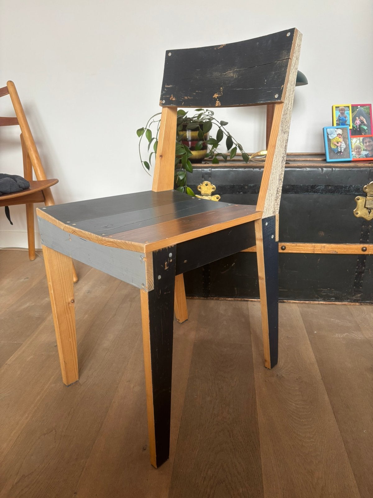 Piet Hein Eek stoel sloophout, Ophalen, Zo goed als nieuw, Eén