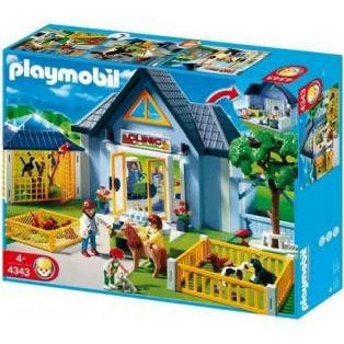 Playmobiel dierenkliniek, Kinderen en Baby's, Speelgoed | Playmobil, Ophalen, Zo goed als nieuw