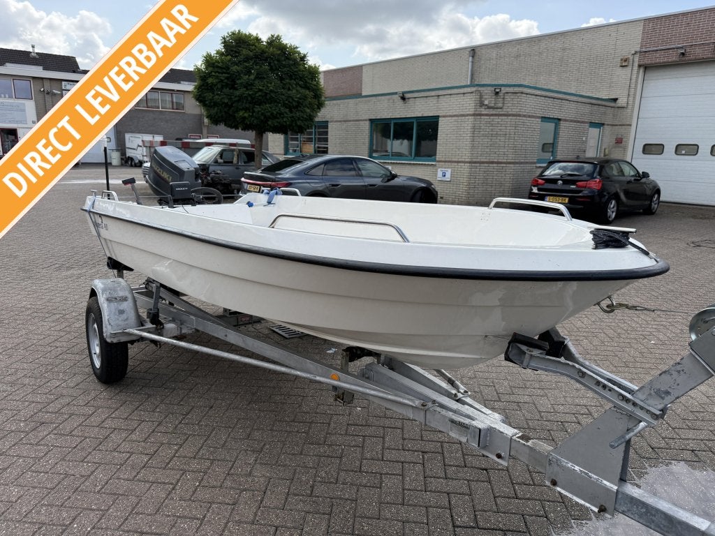 Murena 410 open Console boot met Suzuki 30PK incl stuur, Niet ingevuld, Gebruikt, Niet ingevuld, Benzine