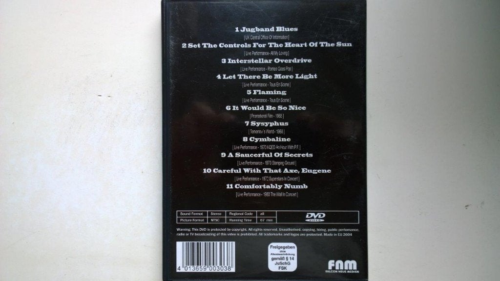 Pink Floyd - Live Anthology (DVD), Alle leeftijden, Ophalen of Verzenden, Zo goed als nieuw