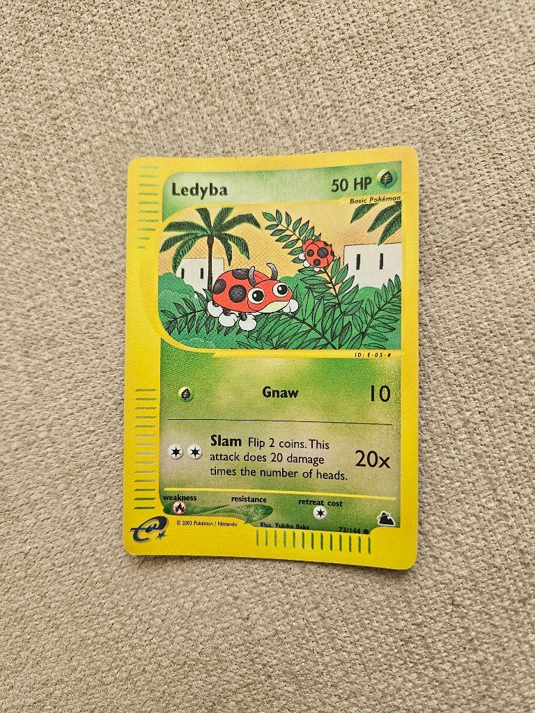 Ledyba reverse-holo skyridge, Hobby en Vrije tijd, Ophalen of Verzenden, Zo goed als nieuw