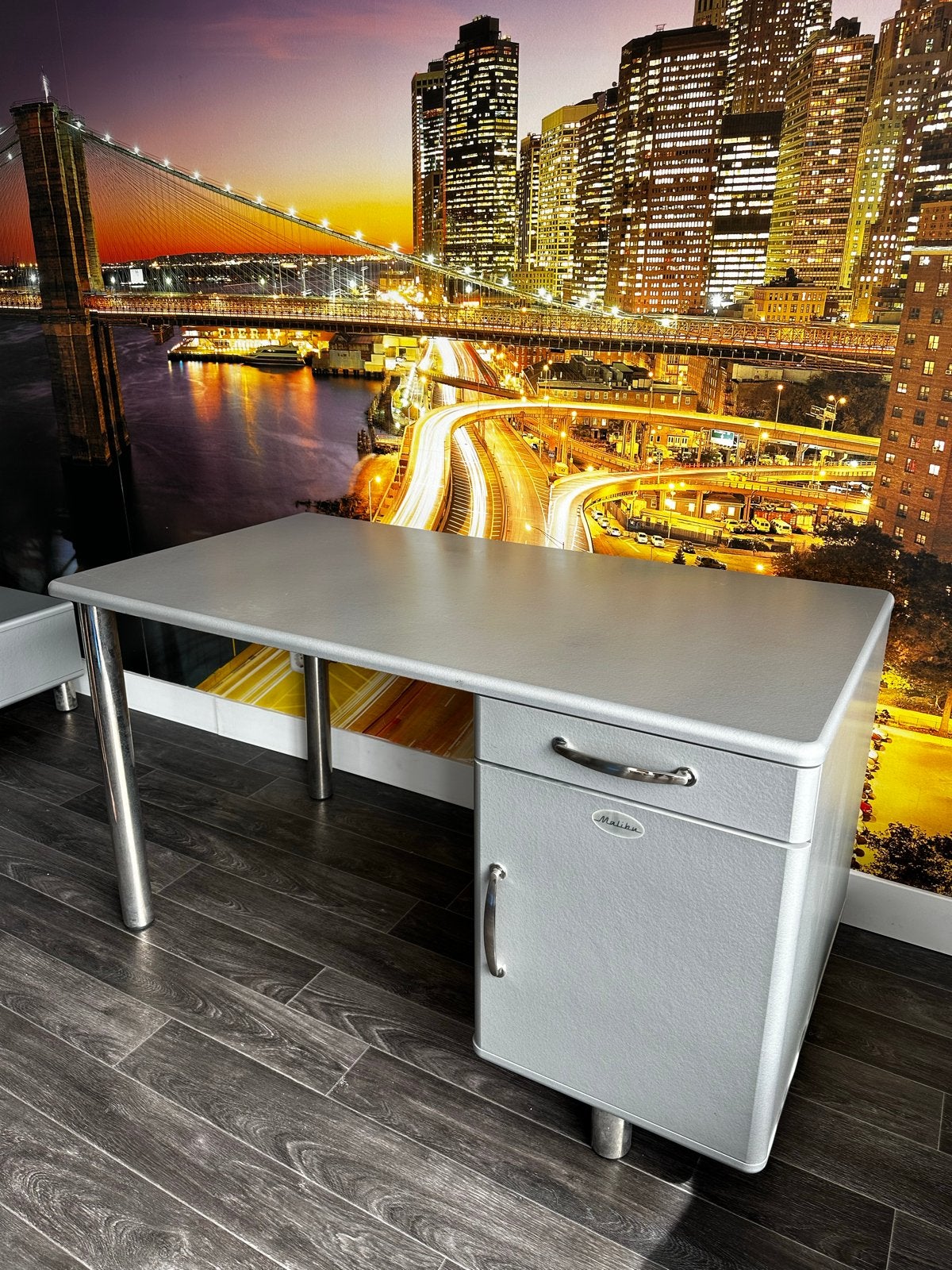 Malibu slaapkamer set Grijs 4 meubels, Huis en Inrichting, Bureaus, Ophalen, Overige merken, Grijs