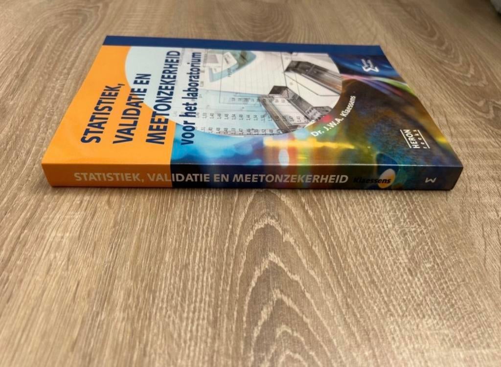 Statistiek, validatie en meetonzekerheid laboratorium, Ophalen of Verzenden, Beta, Zo goed als nieuw, HBO
