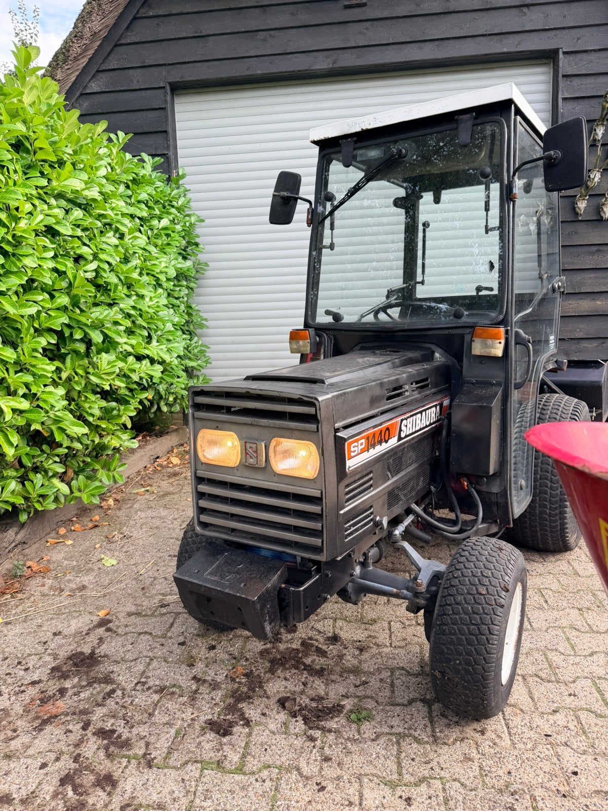 Shibaura sp 1440 mini trekker mini tractor met cabine heater, Ophalen, Gebruikt
