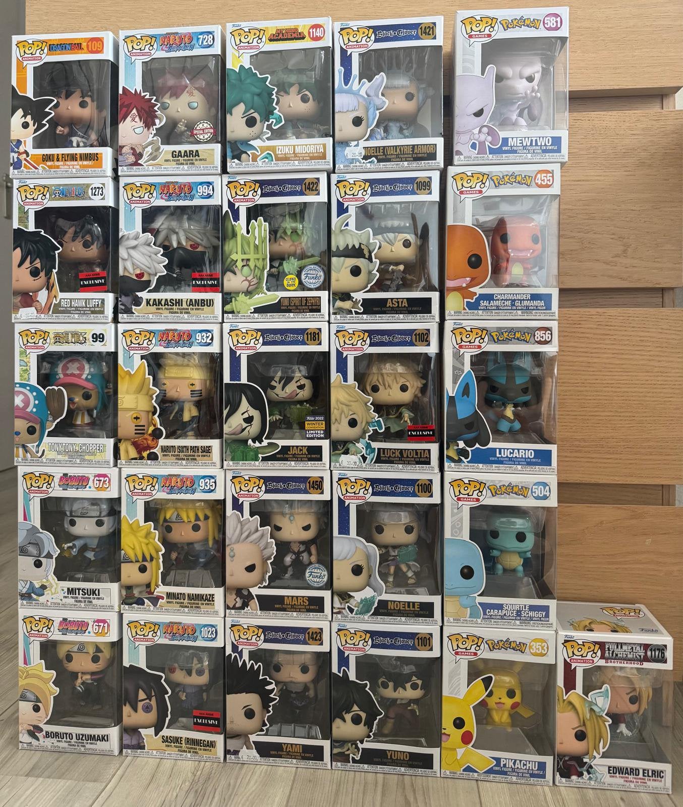 Funko Pop! figuren anime en pokemon €7-€30, Eén comic, Ophalen, Zo goed als nieuw, Amerika