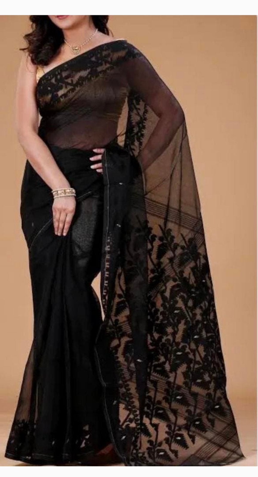 Saree Zamdani, Overige typen, Zwart, Maat 42/44 (L), Nieuw
