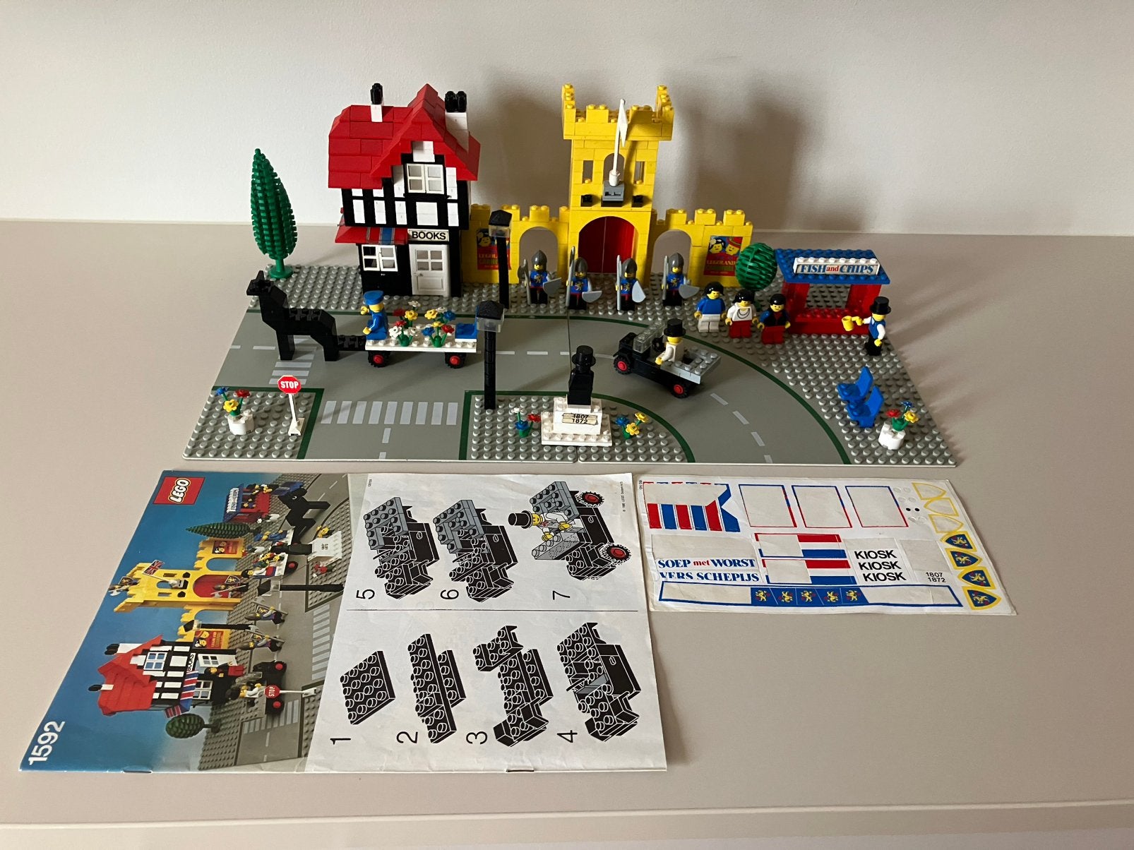Lego 1592 Castle Ridder Knight, Gebruikt, Lego, Ophalen of Verzenden, Inclusief minifiguren