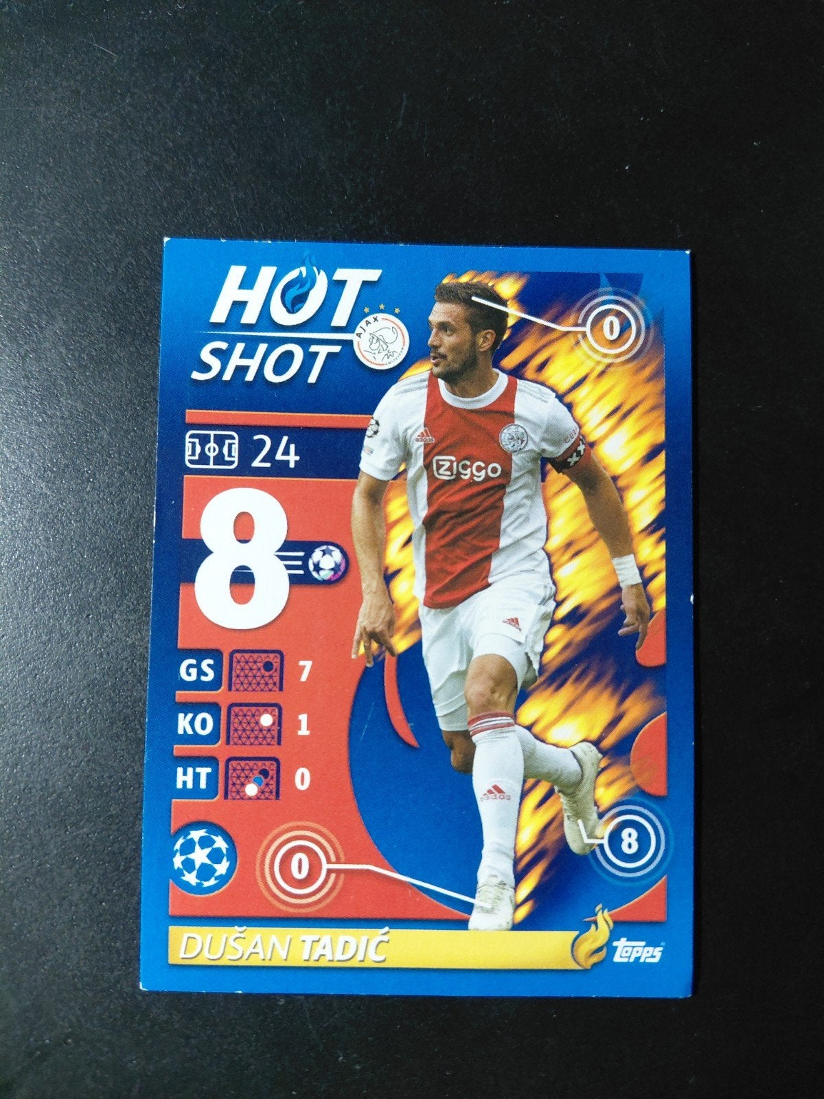 dusan tadic (afc ajax) topps hot shot 2021, Verzenden, Nieuw, Ajax, Poster, Plaatje of Sticker