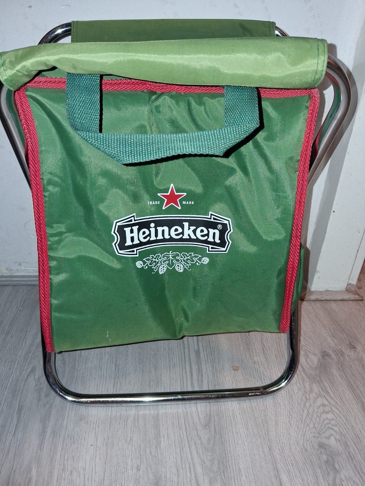 Heineken Koeltas met Krukje - Ideaal voor Festivals, Info@heineken.com, Gebruikt, Verzenden, Koeltas
