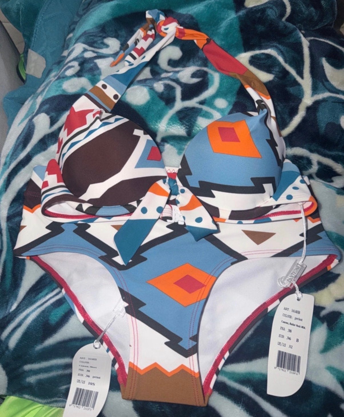 Nieuwe bikini set - Cup 36B, Verzenden, Nieuw, Meerkleurig, Bikini