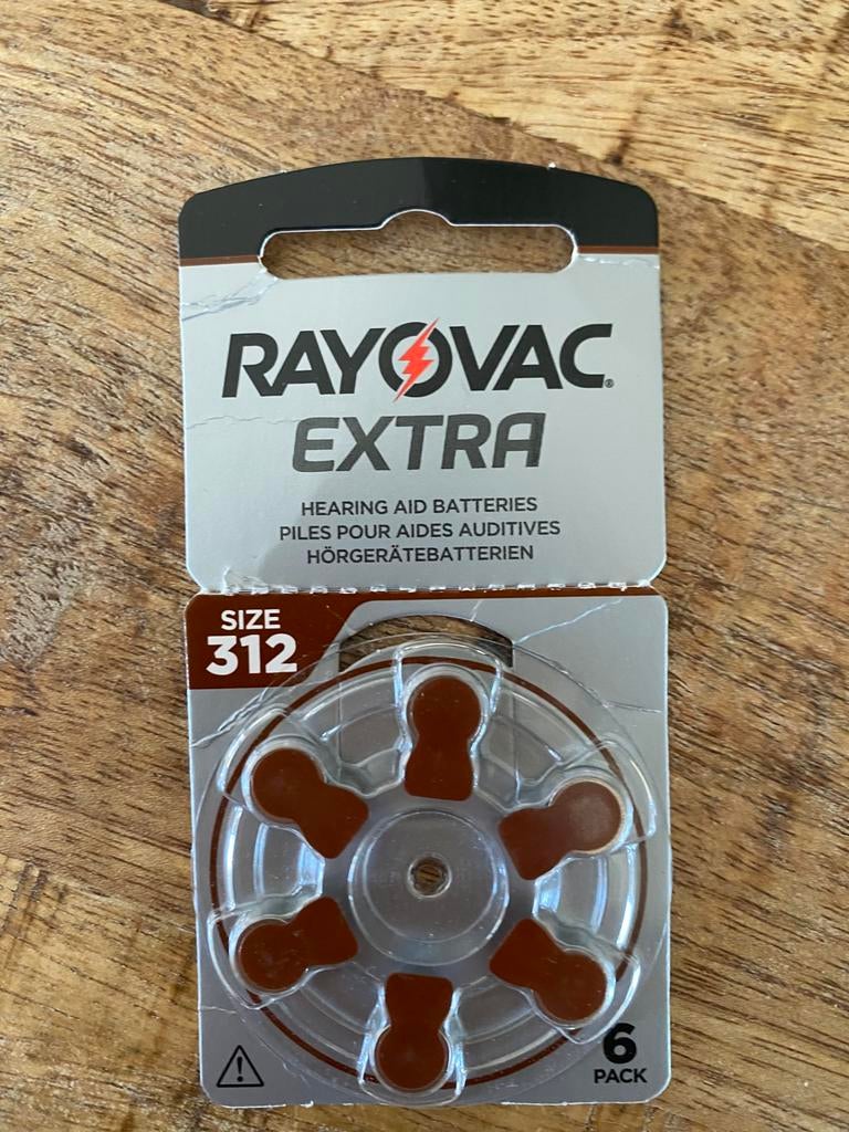 Nieuw Royovac extra gehoorapparaat batterijen maat 312, Ophalen of Verzenden, Nieuw