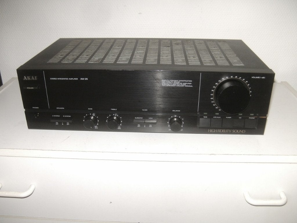 Akai versterker type AM-25, Gebruikt, Ophalen, Overige merken, Minder dan 60 watt