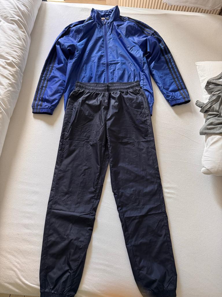 Adidas trainingspak maat 176 (blauw/zwart), Blauw, Overige maten, Ophalen of Verzenden, Gedragen