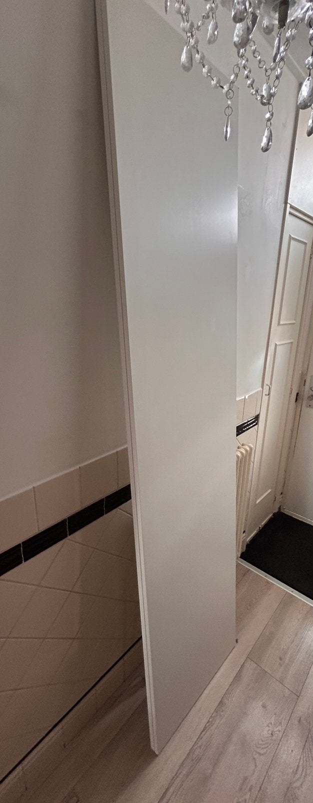 Basiselement kledingkast, wit, 75x58x236 cm, Ophalen, 50 tot 75 cm, 150 tot 200 cm