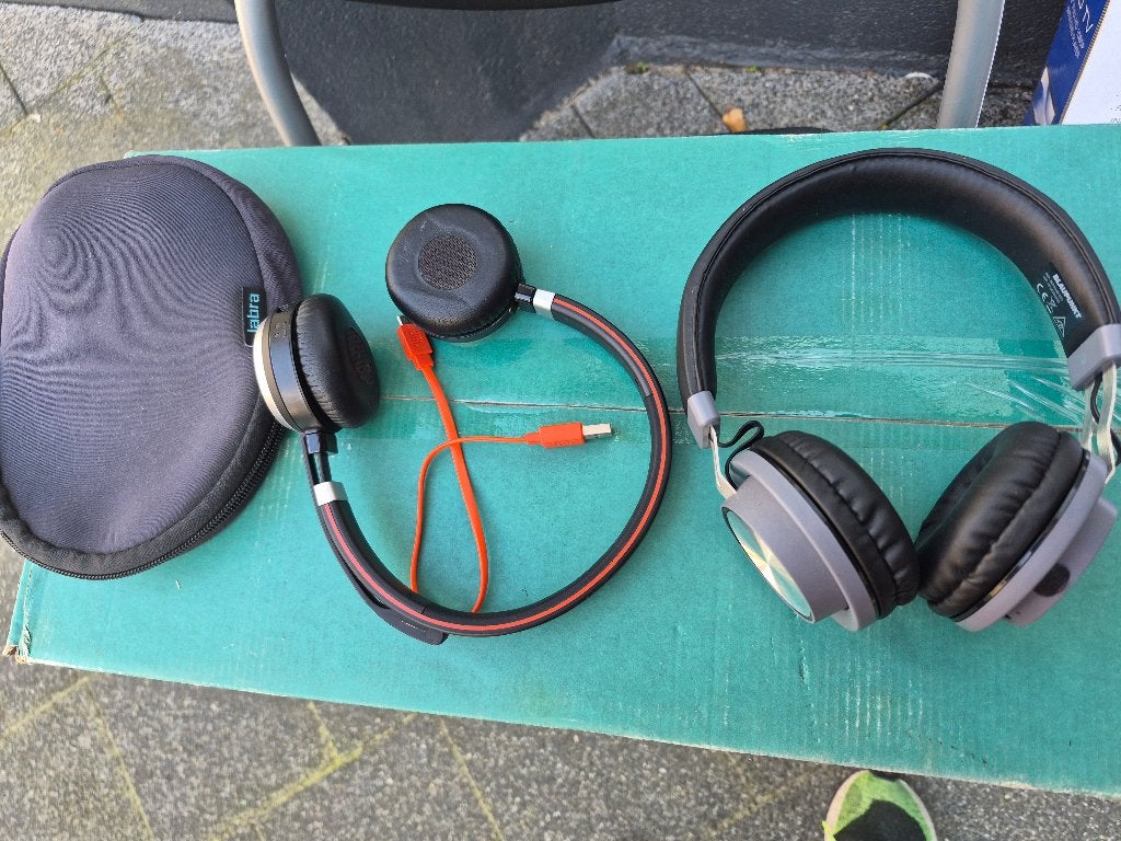 koptelefoon, Gebruikt, Draadloos, Over-ear, Zwart