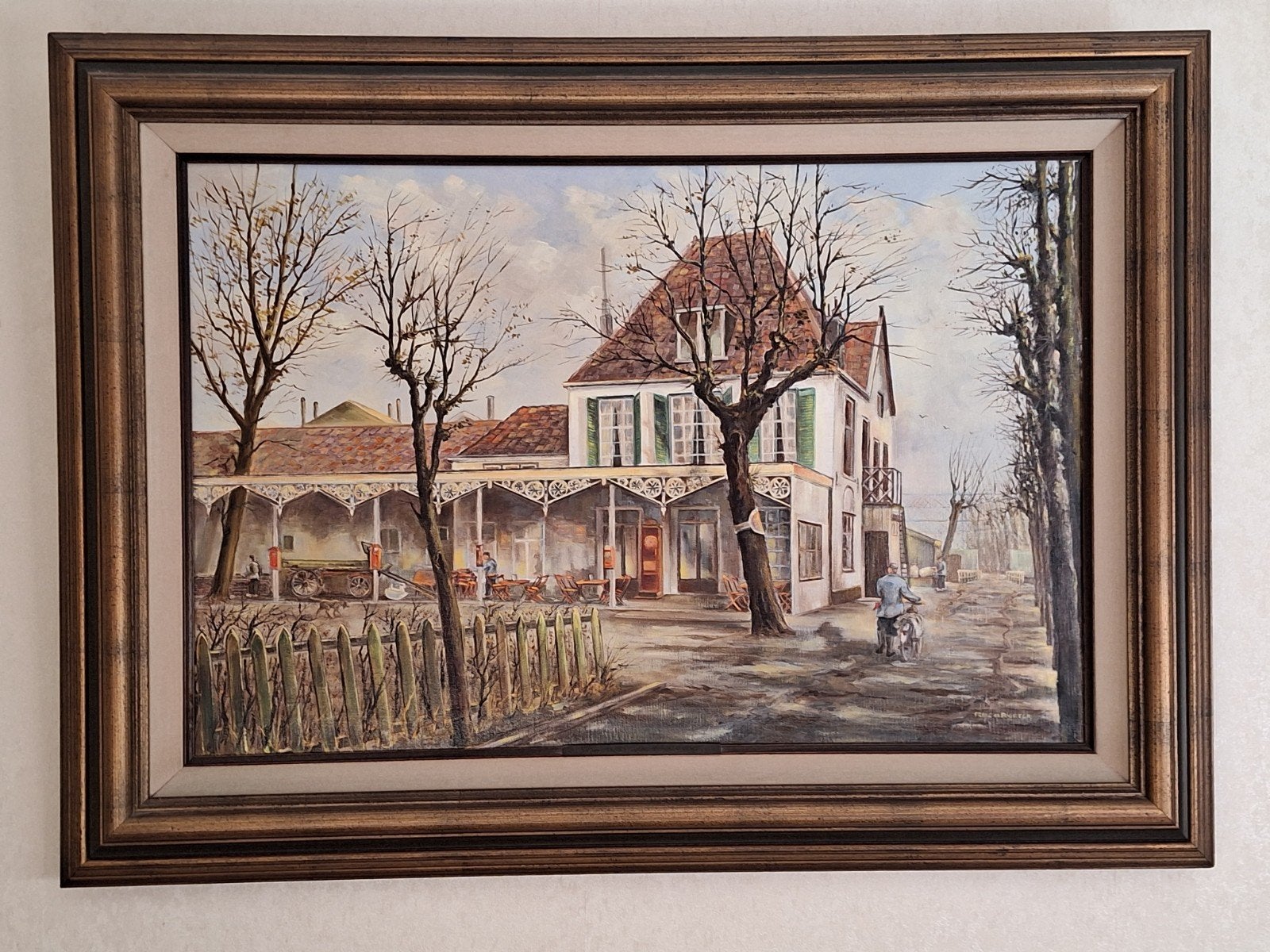Schilderij ' de Melkkop', Ophalen