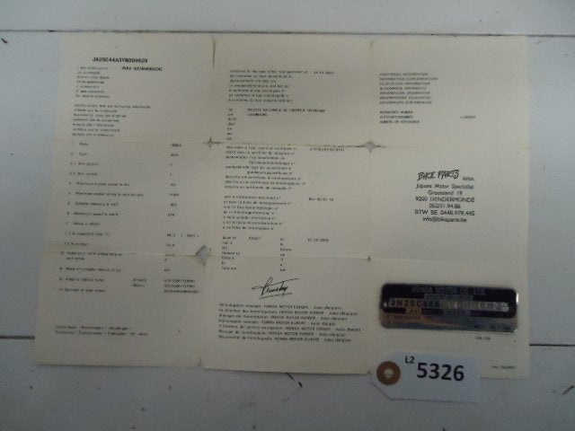 CBR900 2000 - 2001 Honda Frame D1-15659, Motoren