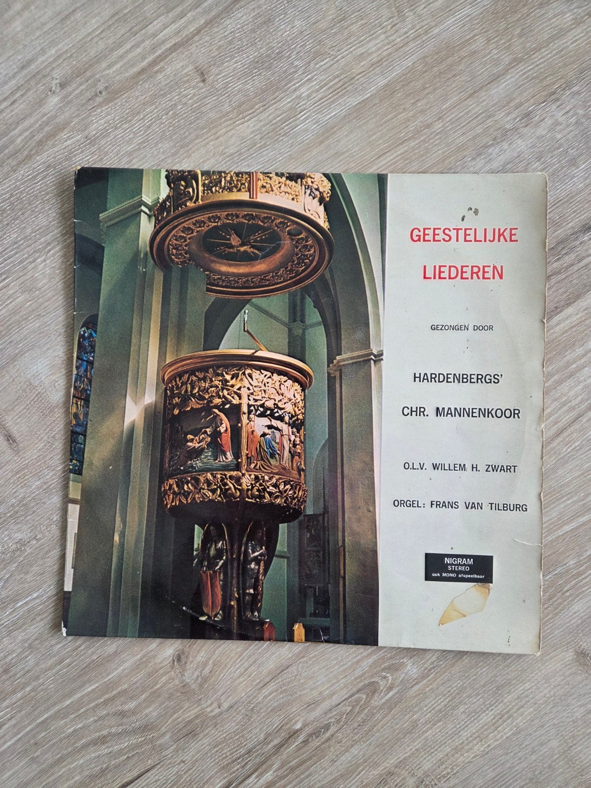 Geestelijke liederen doir chr mannenkoor, Ophalen of Verzenden, Gebruikt, 12 inch, Overige typen