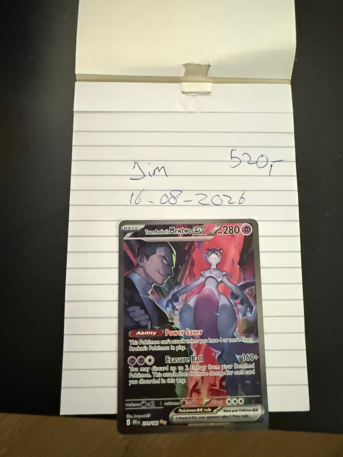 Team rockets mewtwo dri CHASE, Ophalen of Verzenden, Zo goed als nieuw