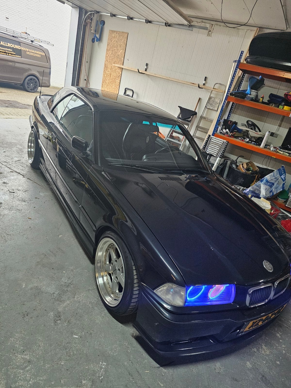 BMW 3-Serie 2.5 I 325 Cabriolet E2 1993 Zwart, Auto's, BMW, Particulier, 3-Serie, Benzine, Cabriolet, Handgeschakeld, Geïmporteerd