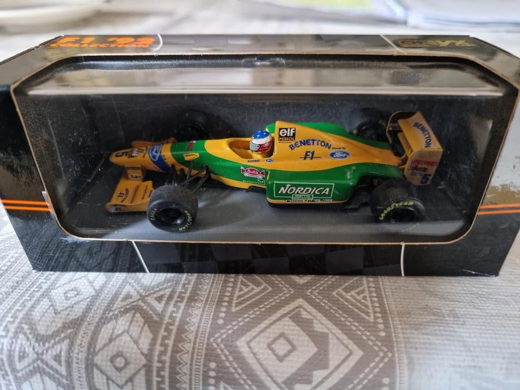 F1 benetton ford b192 michael Schumacher 1992, Ophalen of Verzenden, Zo goed als nieuw, Auto, Overige merken