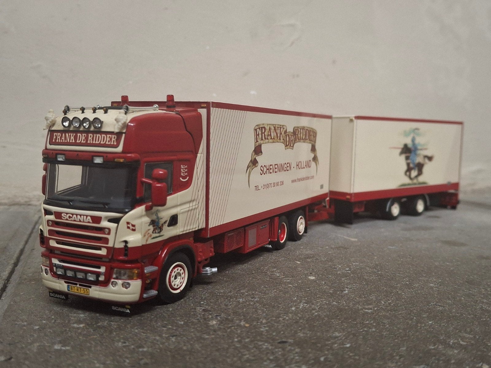 Wsi Scania R5 Frank de Ridder, Ophalen of Verzenden, Zo goed als nieuw, Bus of Vrachtwagen, Wsi