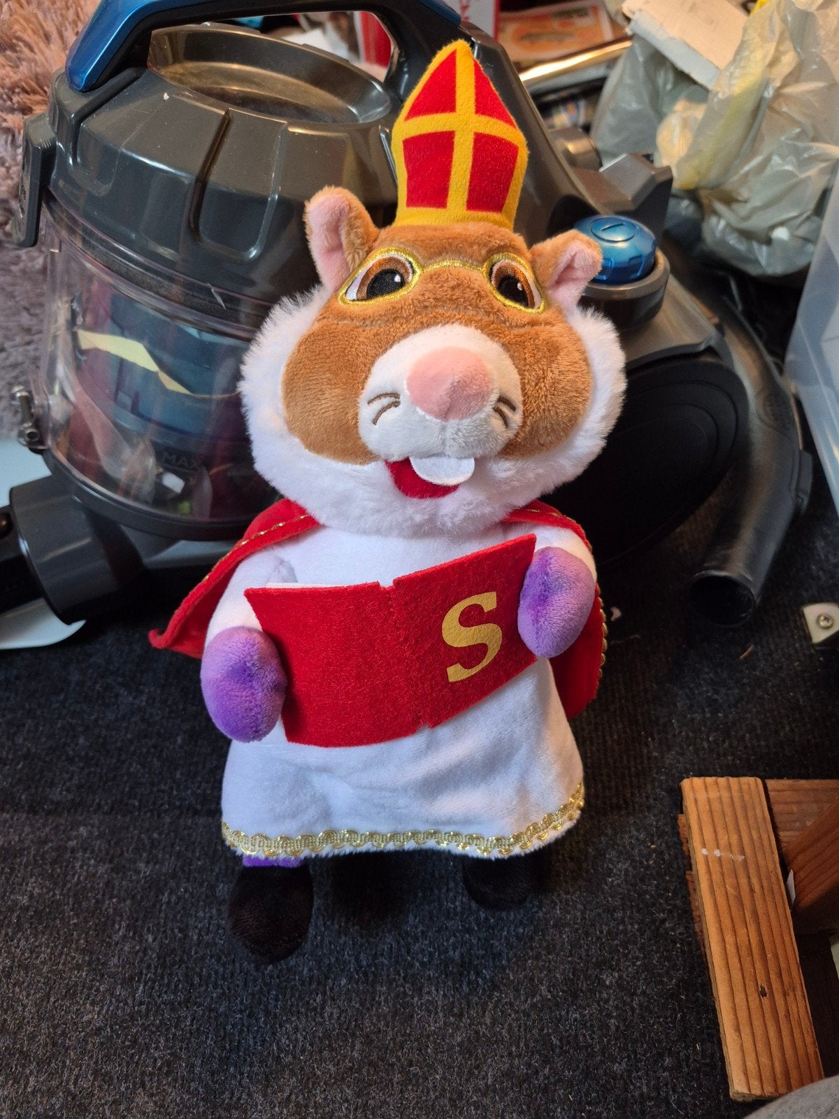 ah sinterklaas knuffel Albert heijn hamster, Ophalen of Verzenden, Zo goed als nieuw, Overige typen