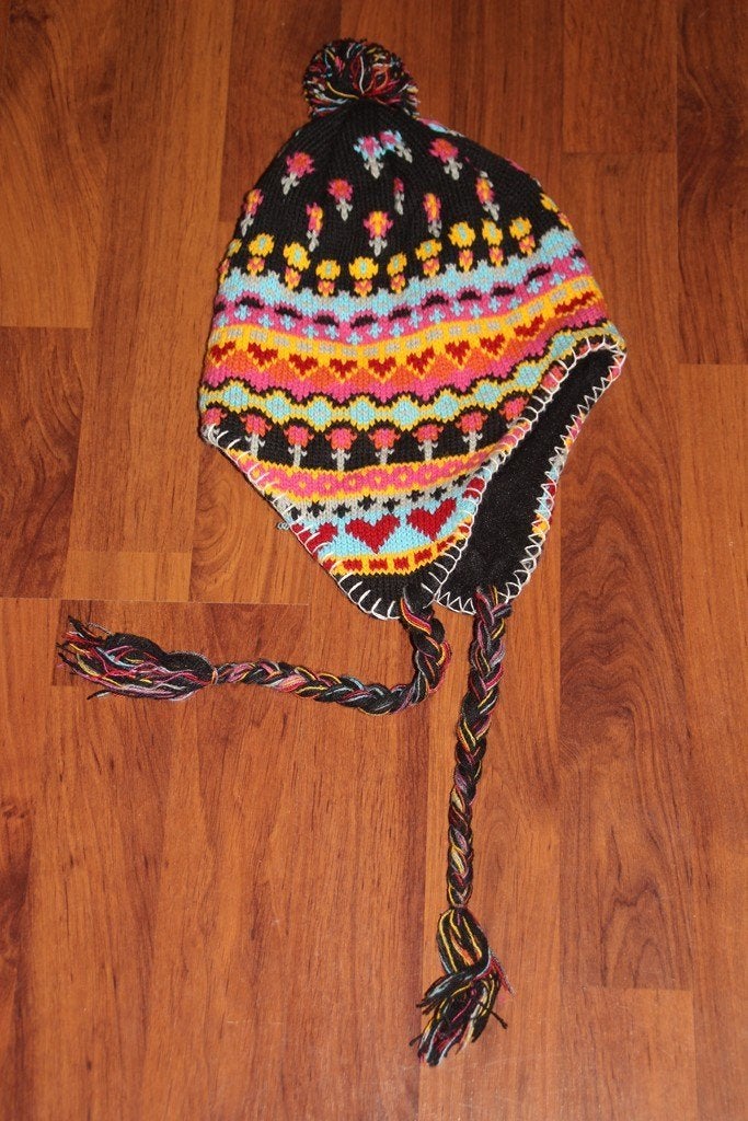 muts met kleurtjes, Ophalen of Verzenden, Gebruikt, Meisje, Muts