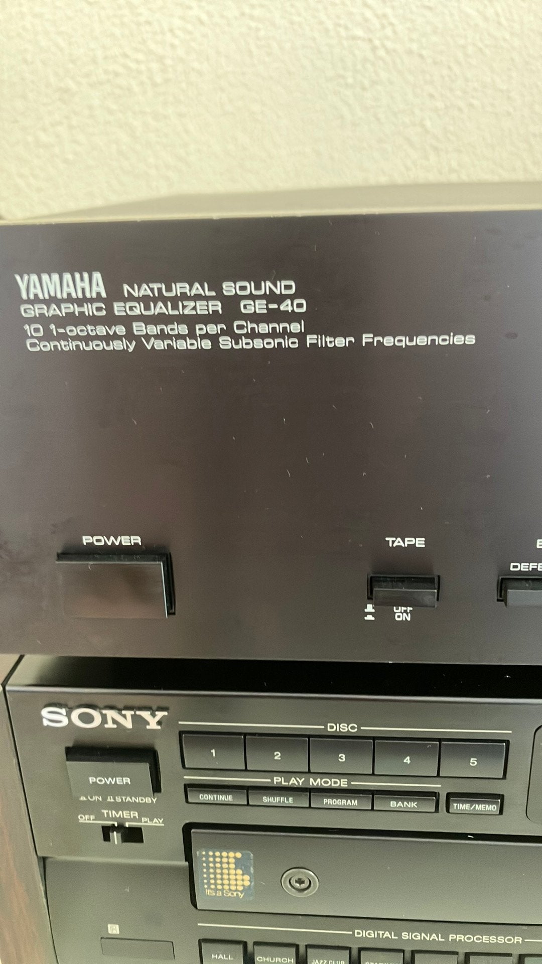 Yamaha equalizer GE-40, Ophalen, Gebruikt, Overige merken, Losse componenten