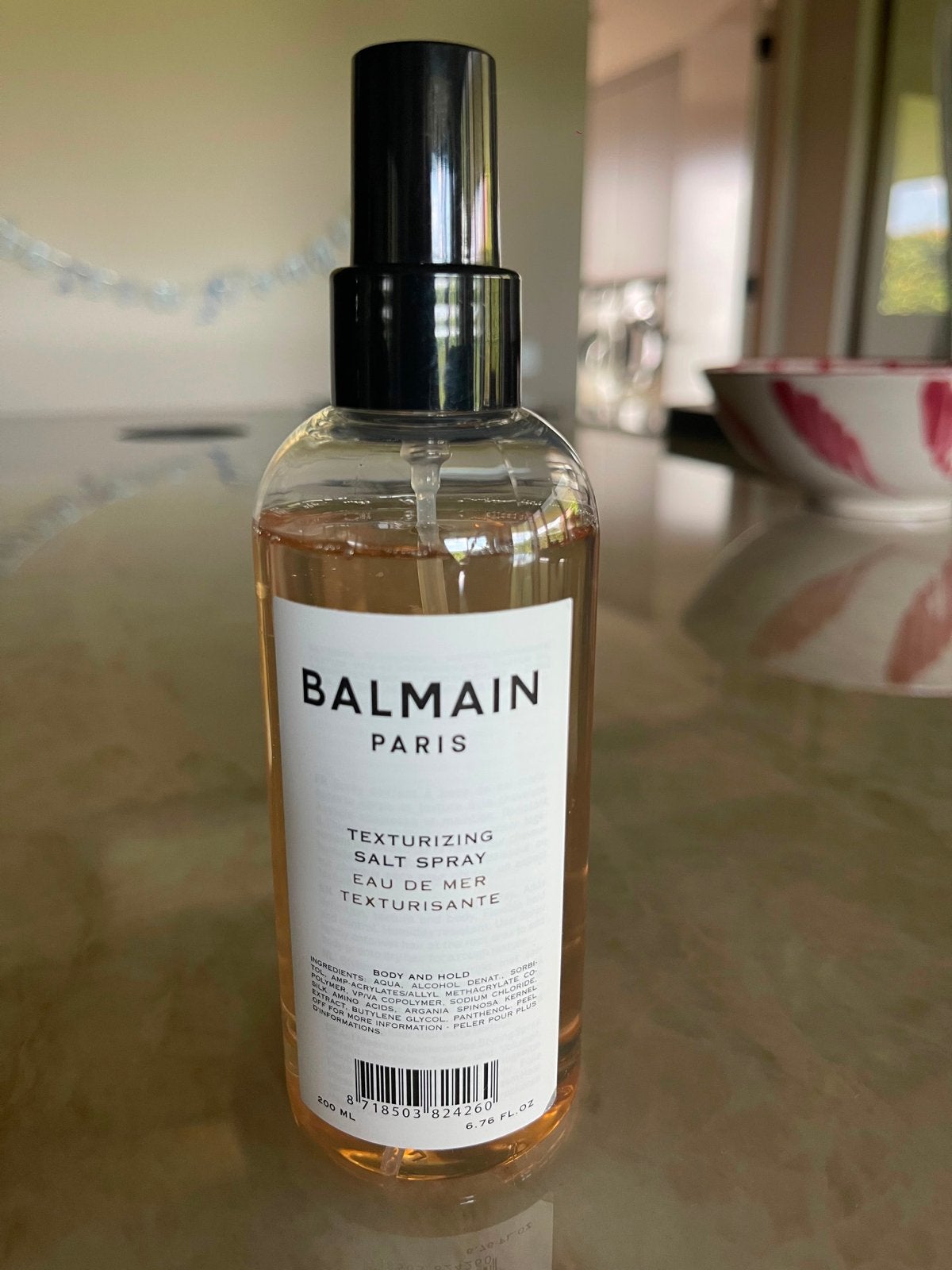 Balmain Texturizing Salt Spray - Nieuw 200ml, Ophalen of Verzenden, Nieuw, Gel, Wax, Haarlak of Mousse